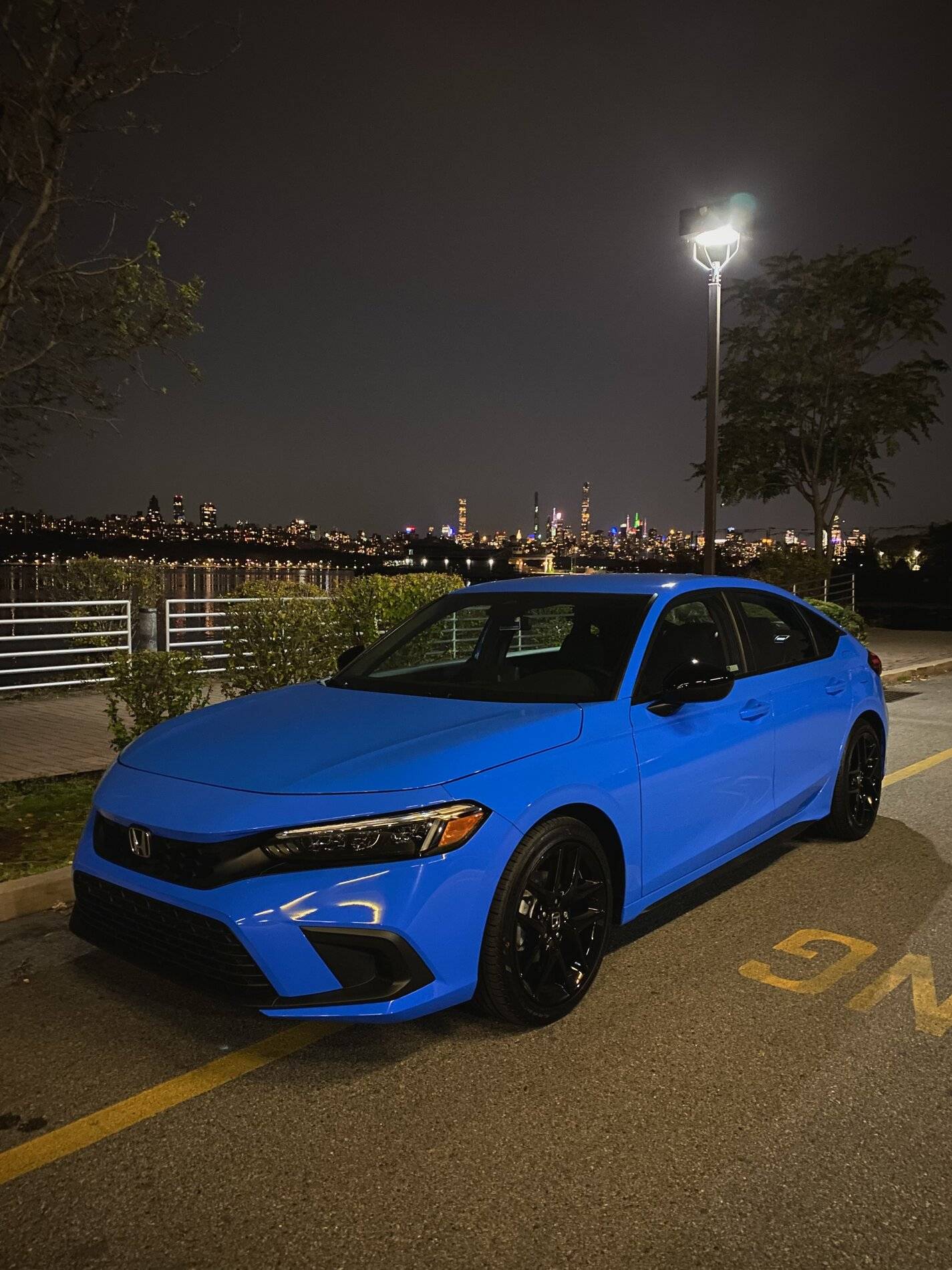 Just purchased a 2022 civic sport hatch (boost blue)