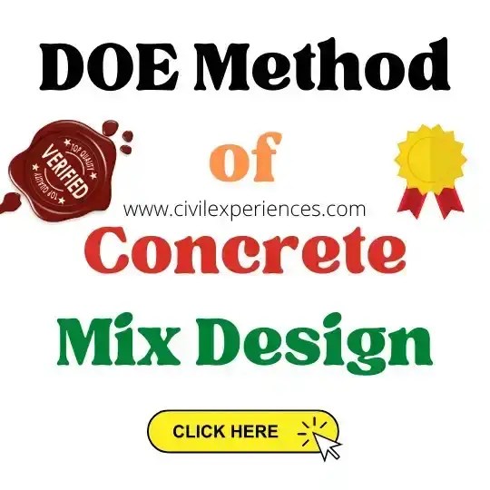 Doe Method Of Concrete Mix Design Concrete Mix Design By Doe Method_Result