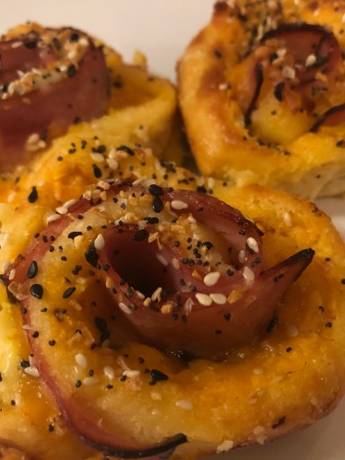 Hot Ham and Cheese Pin Wheels
