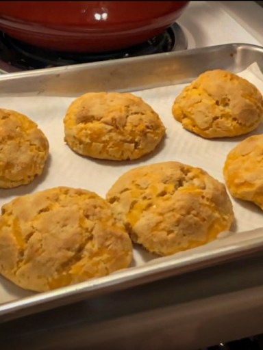 Keto Cheddar Bay Biscuits