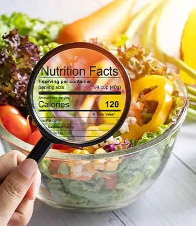 Image about food nutrition information related to Net Carbs versus Total Carbs for people doing low carb or keto diets