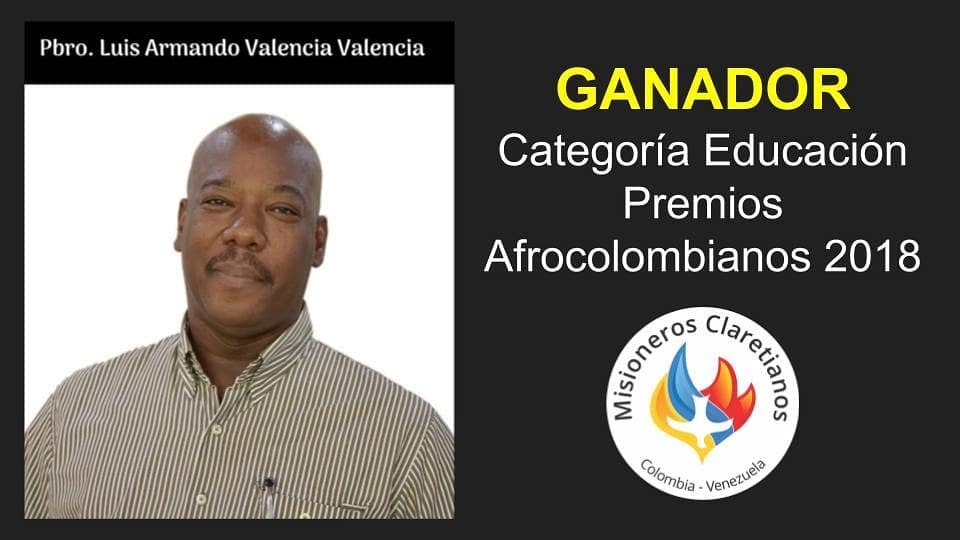Provinzial von Kolumbien/Venezuela erhält den afrokolumbianischen Preis in der Kategorie Bildung