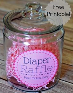 Free Printable Boy Diaper Raffle Tickets