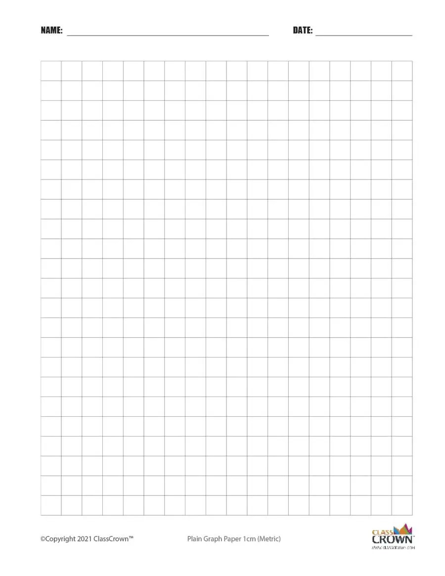 graph paper with name 1 cm specialty paper classcrown
