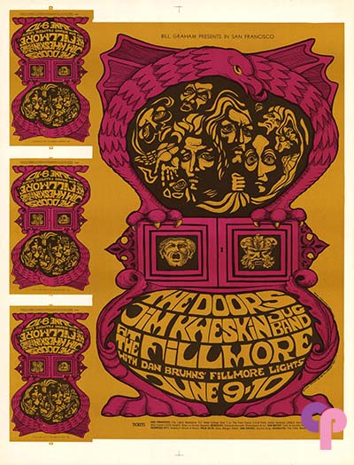Fillmore Auditorium 6/9-10/67 - BG-67 - Classic Posters