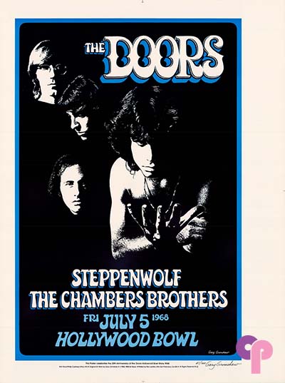 THE DOORS 1968 HOLLYWOOD BOWL 20周年記念ポスター Hollywood Bowl 5/7/68 - MOD-PCL-13 - Classic Posters