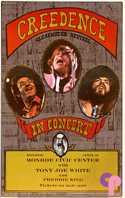 Various Venues 4/11 - 5/22/72 - MSO-CCR.1972.04.11 - Classic Posters