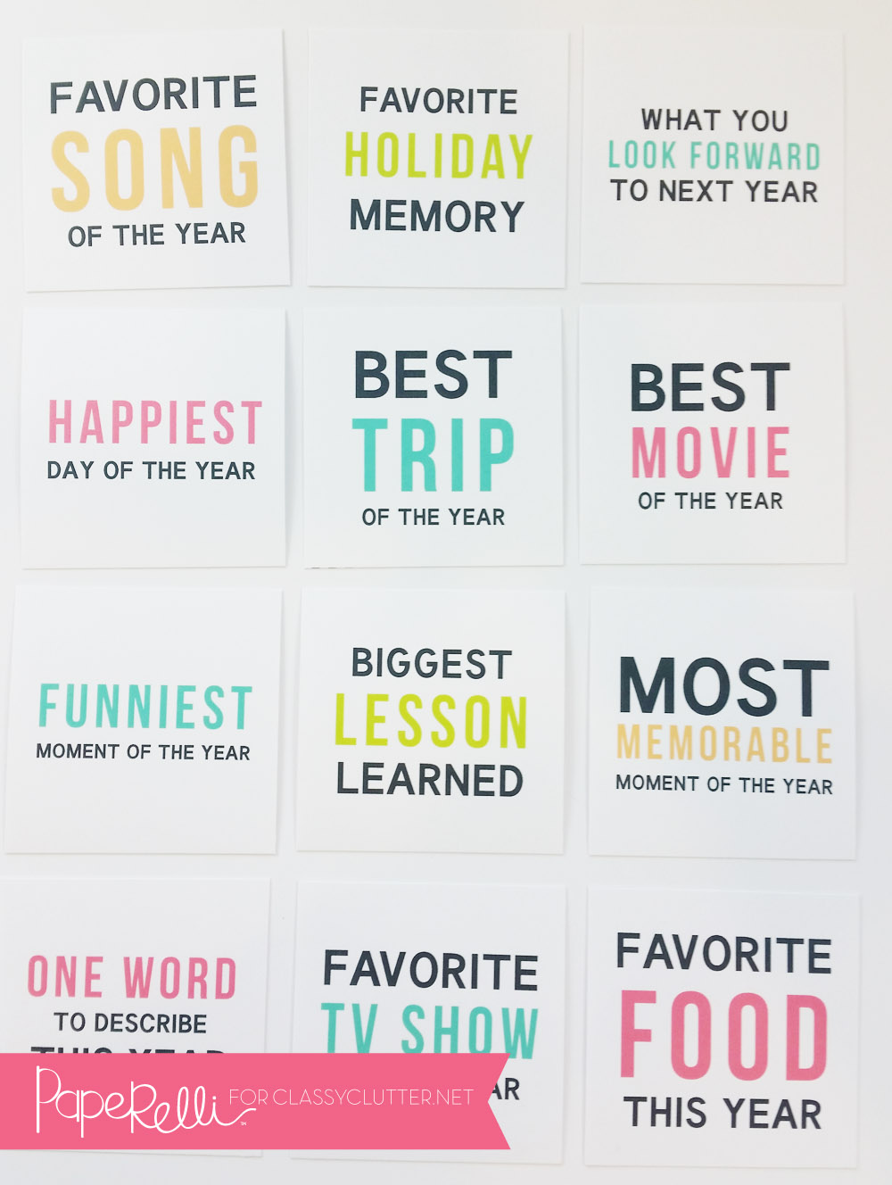 new year s eve printable game classy clutter