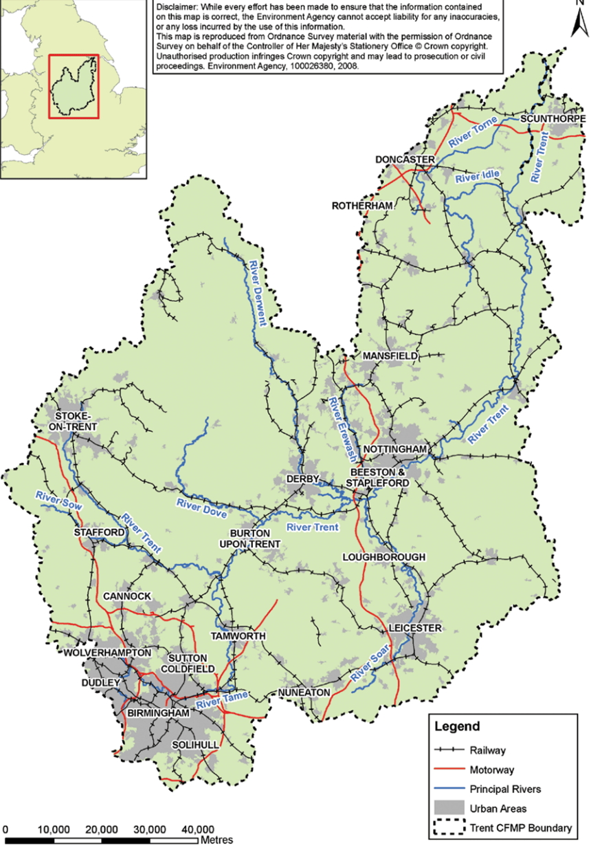 River Basin Flood Control And The River Trent Clean Rivers Trust River Basin 4 