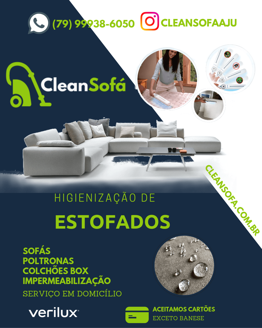 Lavagem a seco de estofados