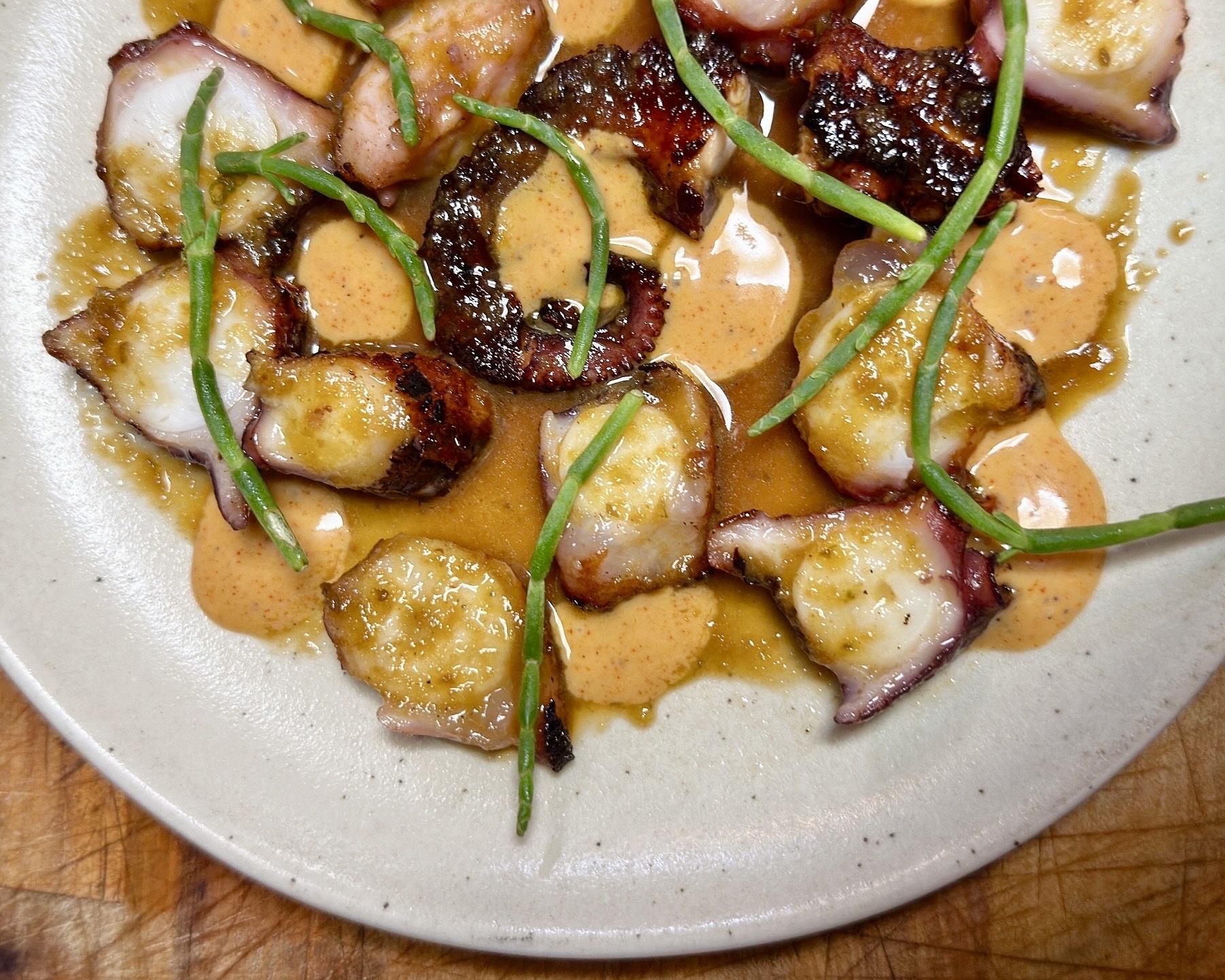 An octopus dish.