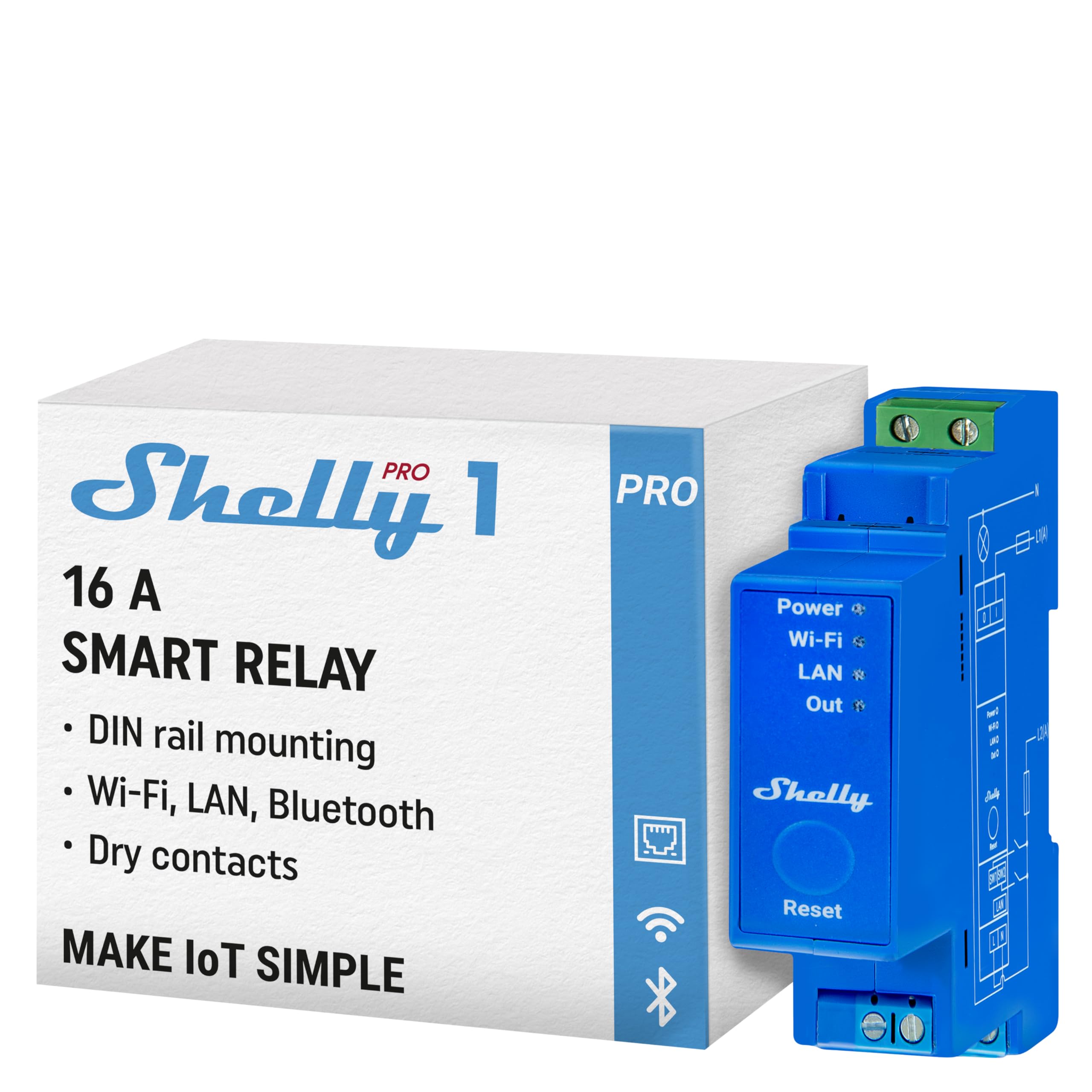 INTERRUTTORE INTELLIGENTECONTROLLO REMOTO AUTOMAZIONECon uno Sconto del 21%Oggi in Offerta a 46.46 €Fino a ieri costava 58.67 €🔌 Non perdere l'occasione di risparmiare! Shelly Pro 1 è in offerta! ⚡ Controllo smart per la tua casa. Ordina ora! 🏡Vedi l'Offerta su Amazon