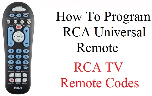How To Program Rca Universal Remote Rca Tv Remote Codes