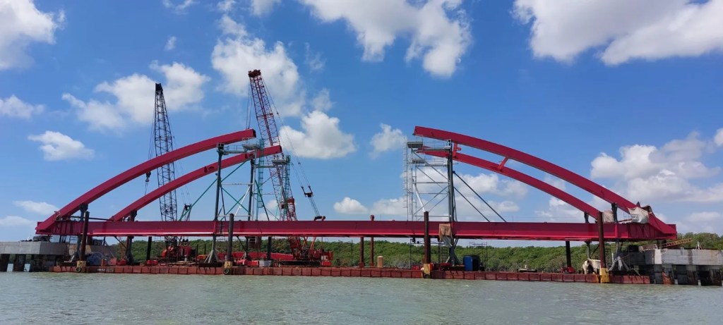 El Puente Nichupté está por concluir: será el segundo más largo de Latinoamérica 2 El Puente Nichupté está por concluir: será el segundo más largo de Latinoamérica