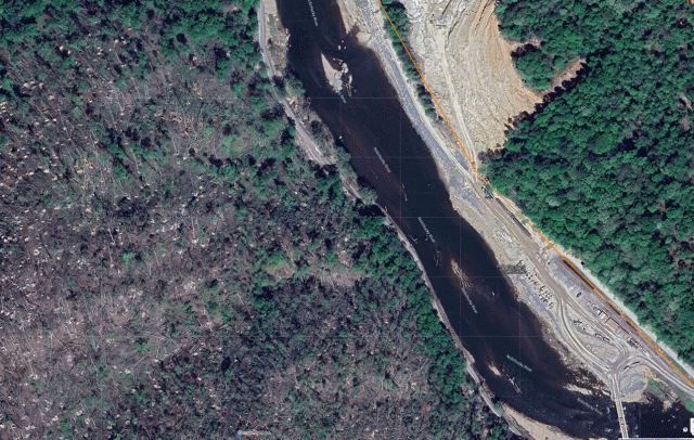 CSX Blue Ridge Sub Recovery - Tree Decimation by Hurricane Helene