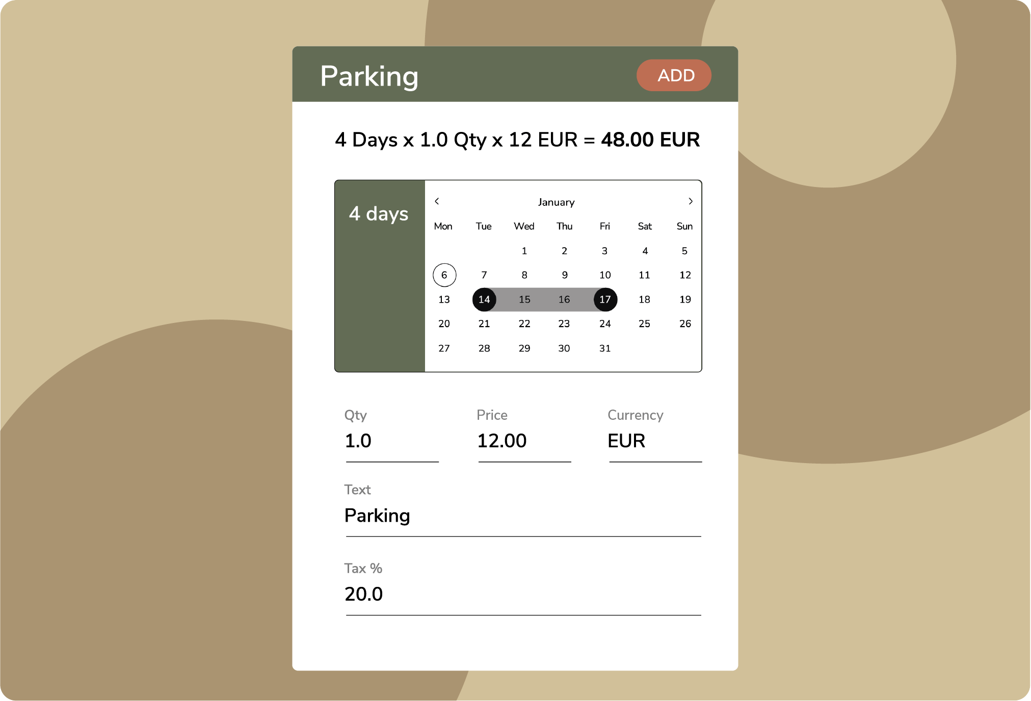 Front Desk Operations Clock - Elegant Geometric Picture - Full HD