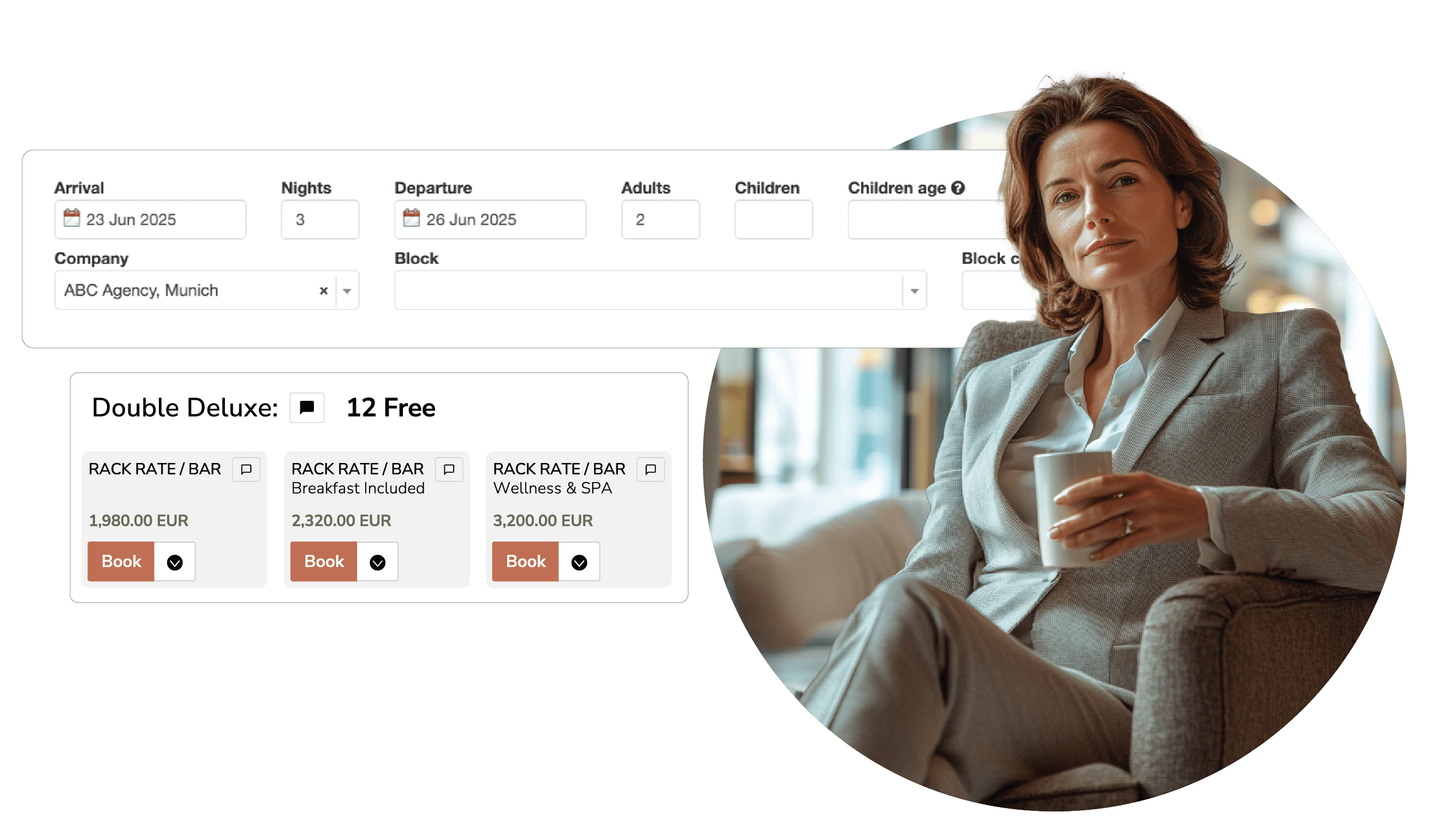 Rates And Availability Search Clock - 8K City Textures for Desktop
