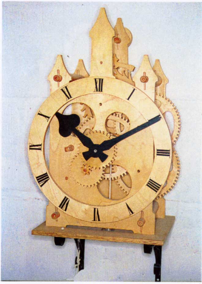 The Construction Of A Wooden Clock