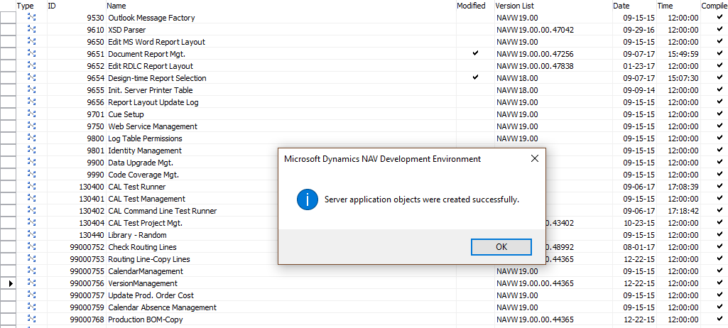 Upgradation of database from Microsoft Dynamics NAV 2016 to 2017 – Part ...