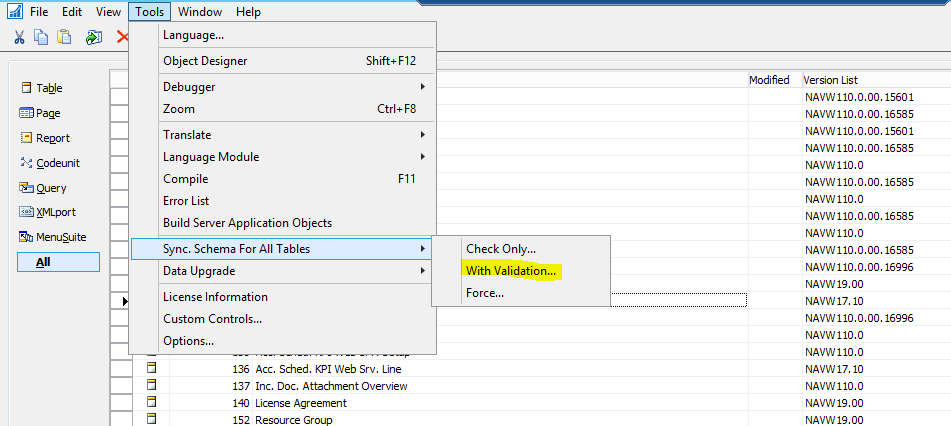 Upgradation of Database from Microsoft Dynamics NAV 2016 to 2017 – Part ...