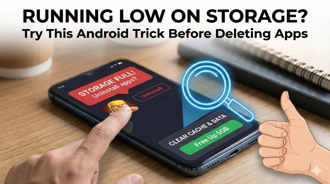 Running Low on Storage? Try This Android Trick Before Deleting Apps.