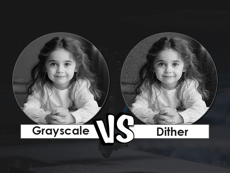 Grayscale Gamma Dithering - Perfect Vintage Texture - Desktop