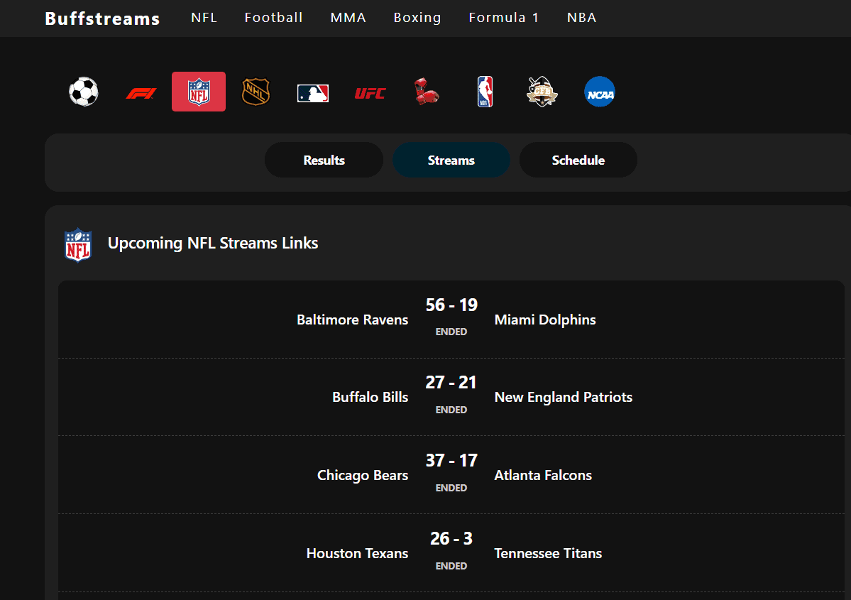 Free NFL Streaming Watch Games Without Paying 2026 Buffstreams Nfl 