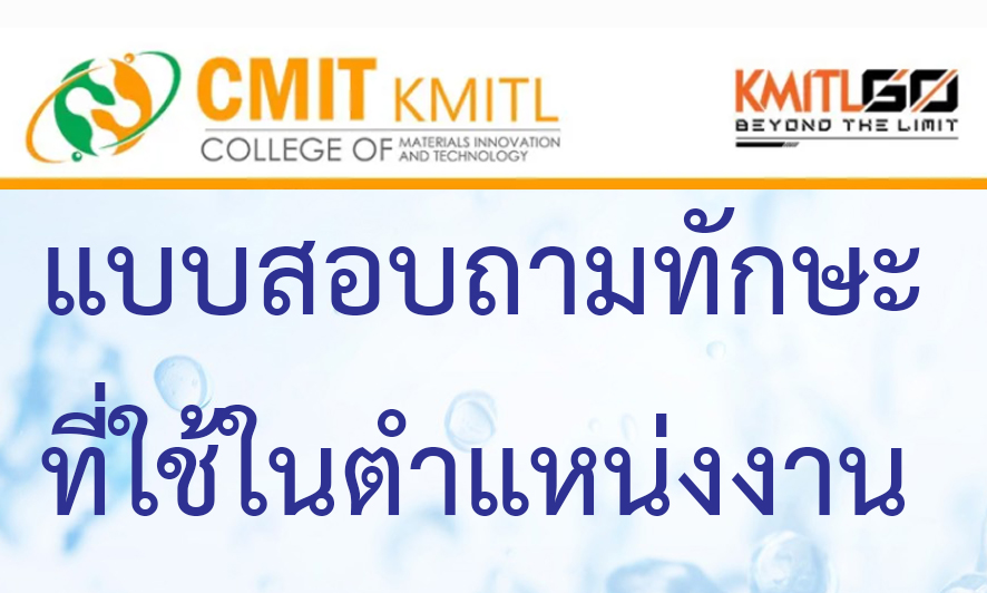 แบบสอบถามทักษะที่ใช้ในตำแหน่งงาน