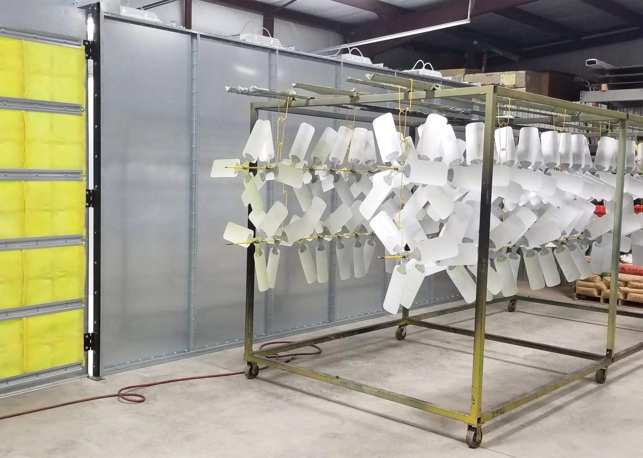 Structural Reasons Track System Connections Improve Industrial Paint Booth Stability