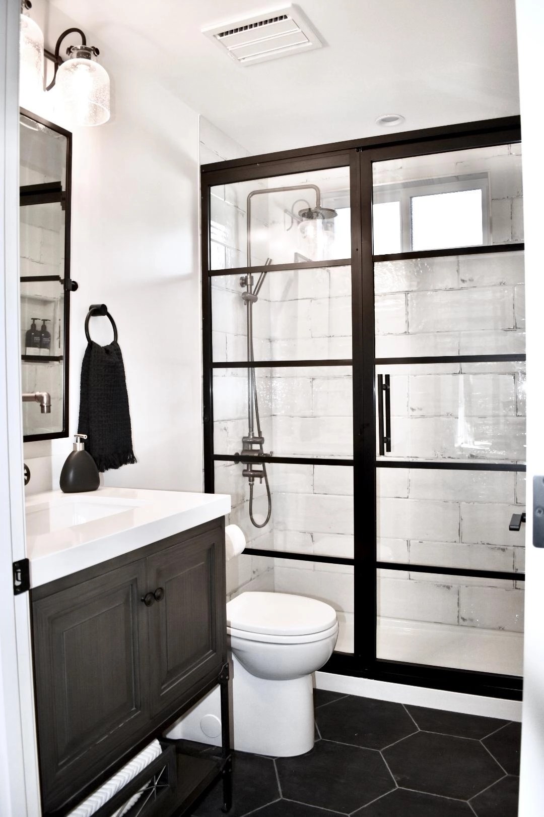 There are many reasons to install a fiberglass shower in your bathroom. Industrial Makeover | Coastal Shower Doors