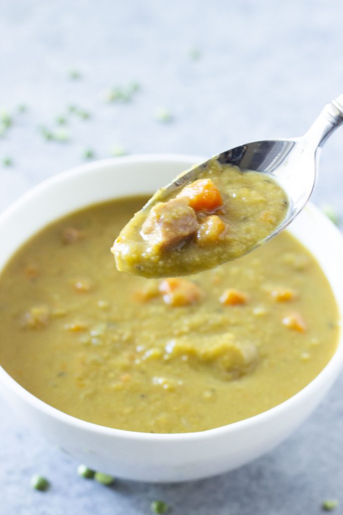 Slow cooker split pea soup