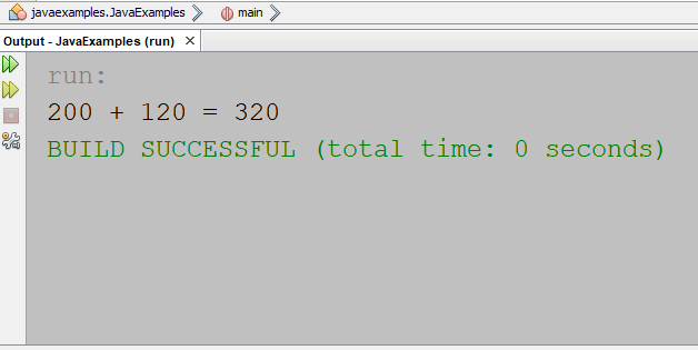 Sum of Two Numbers in Java - Programming Code Examples