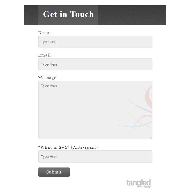 Free HTML CSS Contact Form Templates - Programming Code Examples