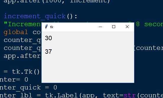 GUI Programming with Tkinter - Programming Code Examples