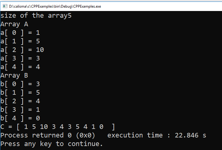 How to Concatenate Two Arrays in C++ - Programming Code Examples