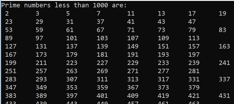 C Program to Print Prime Numbers from 1 to N - Programming Code Examples