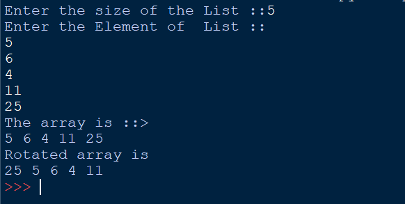 Rotate an Array in Python – Programming Code Examples