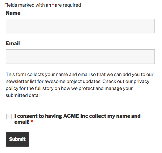 How does this measure up against the five elements? Understanding Gdpr And Wordpress Your Guide To Customer Data Forms Abandoned Carts Email Opt Ins Codeable