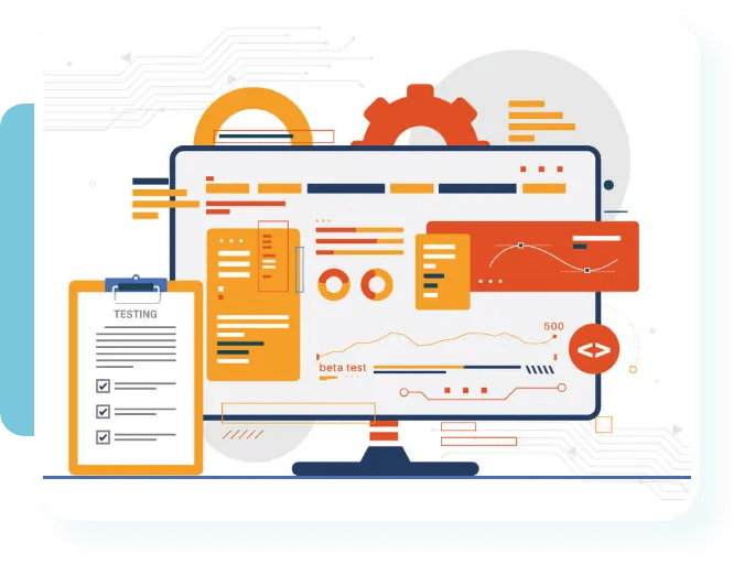 Quality Assurance Testing Codeepsilon - Premium Colorful Illustration Gallery - High Resolution