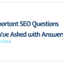 Important SEO Questions You've Asked With Answers - Codefixer