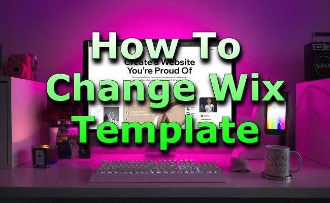 Wix Change Website Template