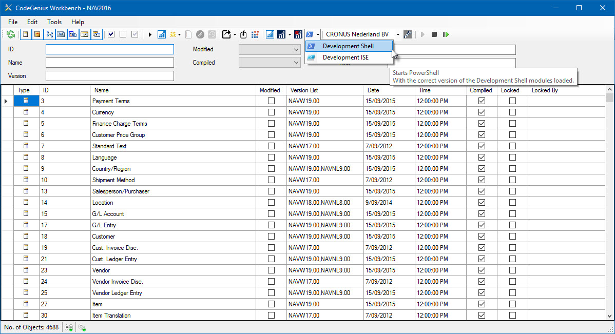 Workbench PowerShell Powershell