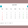 45+ Dynamic Calendar In JavaScript Code With Example — CodeHim
