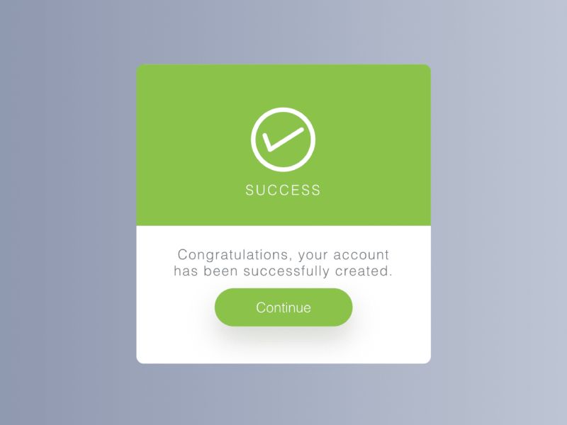 Successful Registration Designu - Premium Gradient Image Gallery - HD