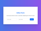 Bootstrap 5 Inline Form Example Codehim