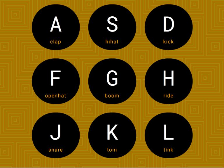Github Litpreet Drum Kit 30 Days Of Vanilla Javascript Challenge - Download Amazing Colorful Pattern | High Resolution