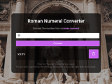 Roman Numeral Converter Using Javascript Codehim