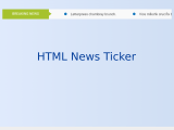 Horizontal News Scroller Html Code Codehim