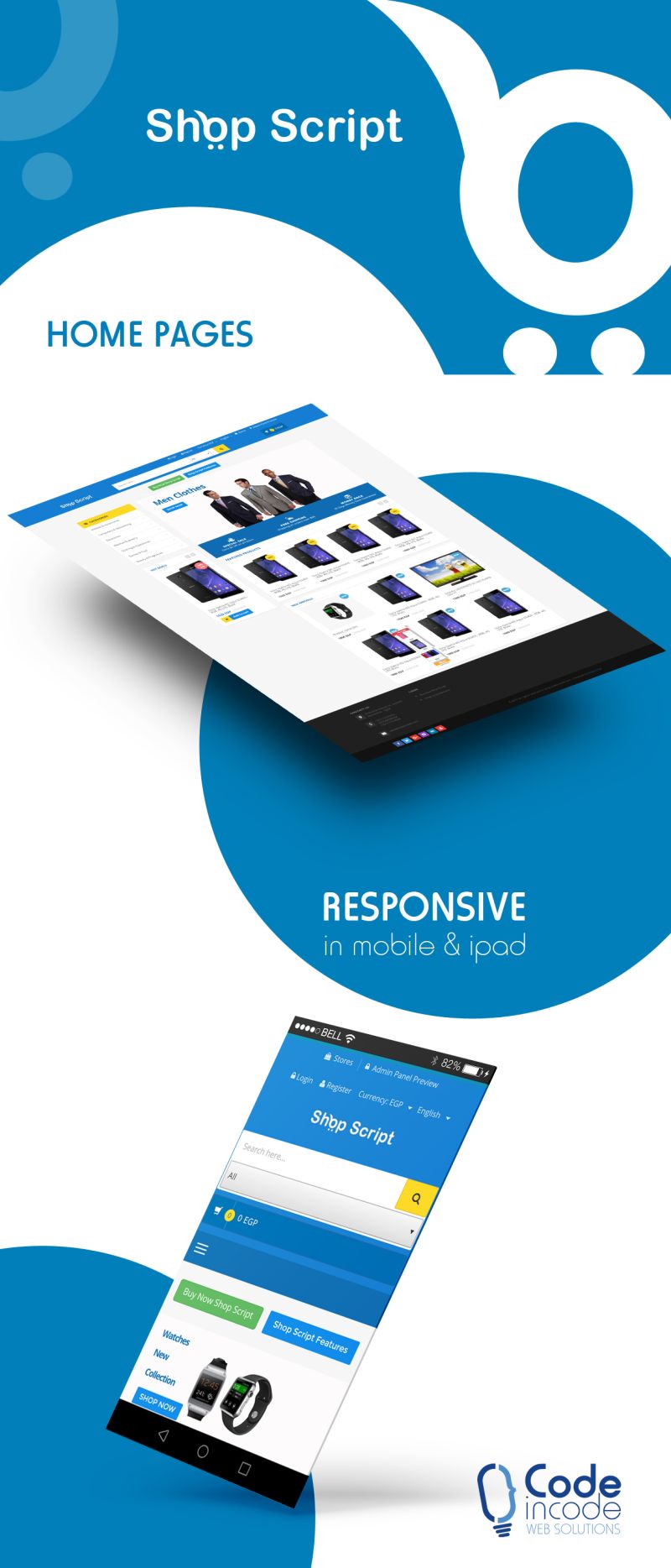 Shop Full Scripts - Artistic Dark Background - Mobile