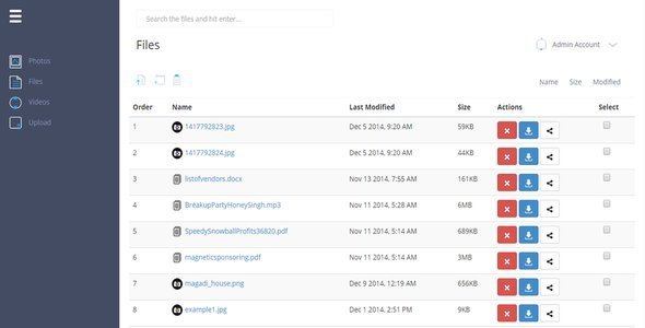 Amazon S3 File Manager 